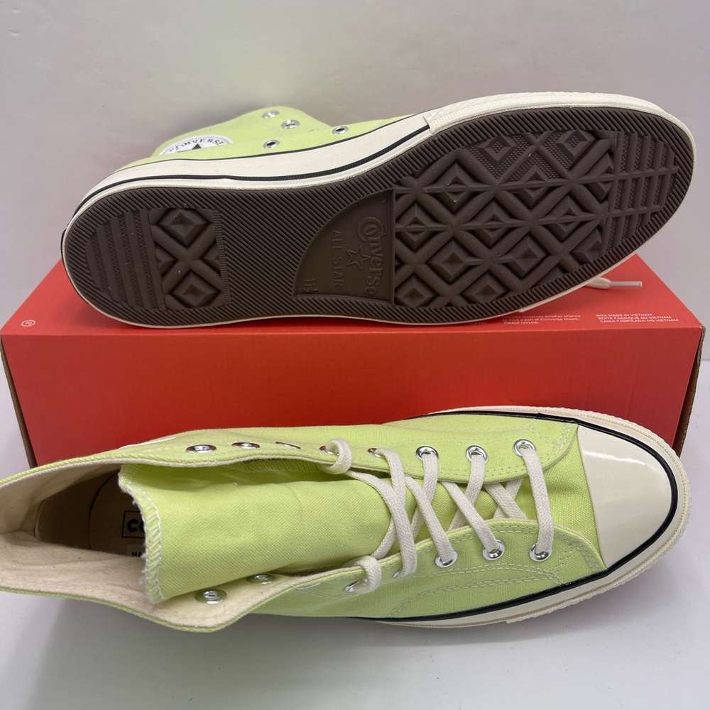 Converse Men’s A07428C
CHUCK 70 HI
CITRON THIS/EGRET All Star High Top Sneakers - Picture 6 of 16